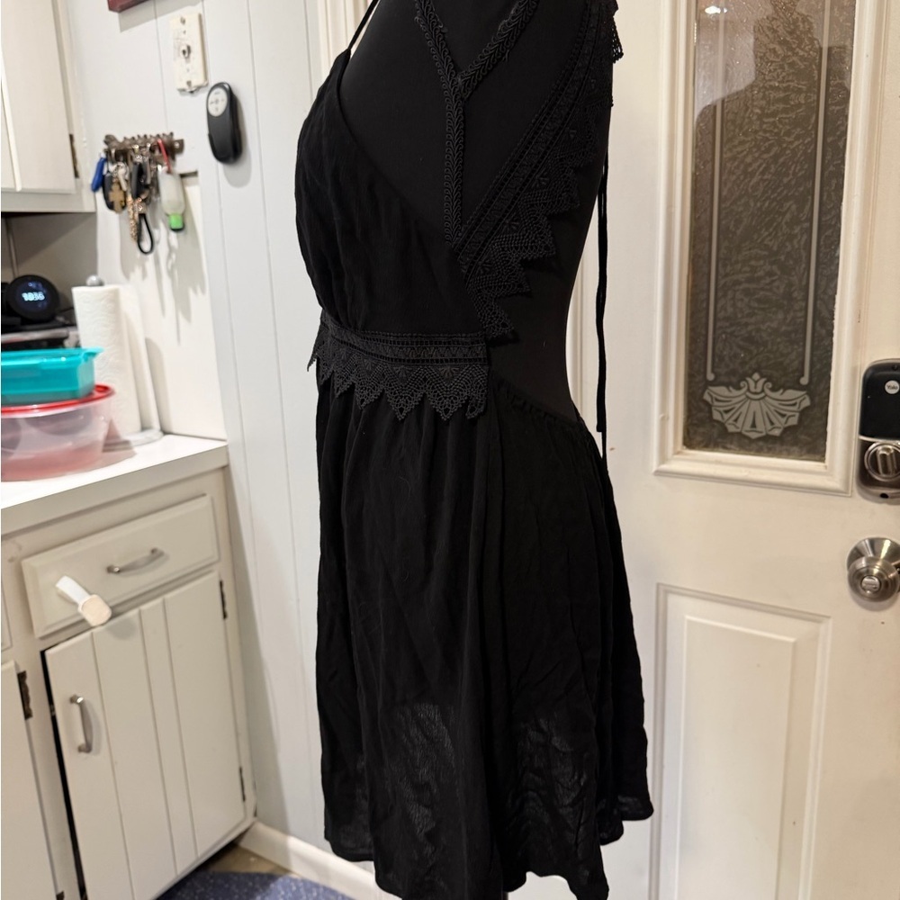 Cupshe Black Lace Detail Mini Dress - Picture 7 of 7
